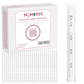 Momsnug disposable vaginal applicators with a round tip offer gentle insertion and hygiene.