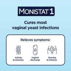 Monistat external itch cream tube ready for fast external relief.