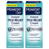Monistat Instant Itch Relief Cream 2-pack box for quick itch relief