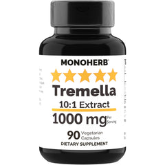 MONOHERB Tremella extract bottle for daily skin hydration support.