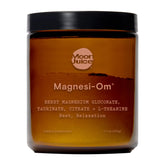 Moon Juice Magnesi-Om Berry Jar label close-up for daily wellness ritual.