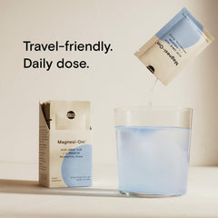 Moon Juice Magnesi-Om Blue Lemon Stick in compostable packaging.