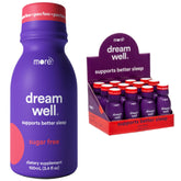 More Labs Dream Well bottle pour calms mind before bedtime.