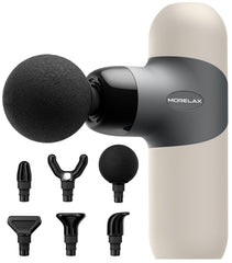 Morelax Mini Massage Gun compact-design enables portable relief during travel