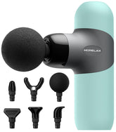 Morelax Mini Massage Gun front view for portable relief on the go