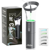 Morfone electric ear-cleaning kit with ergonomic nozzle for comfortable irrigation