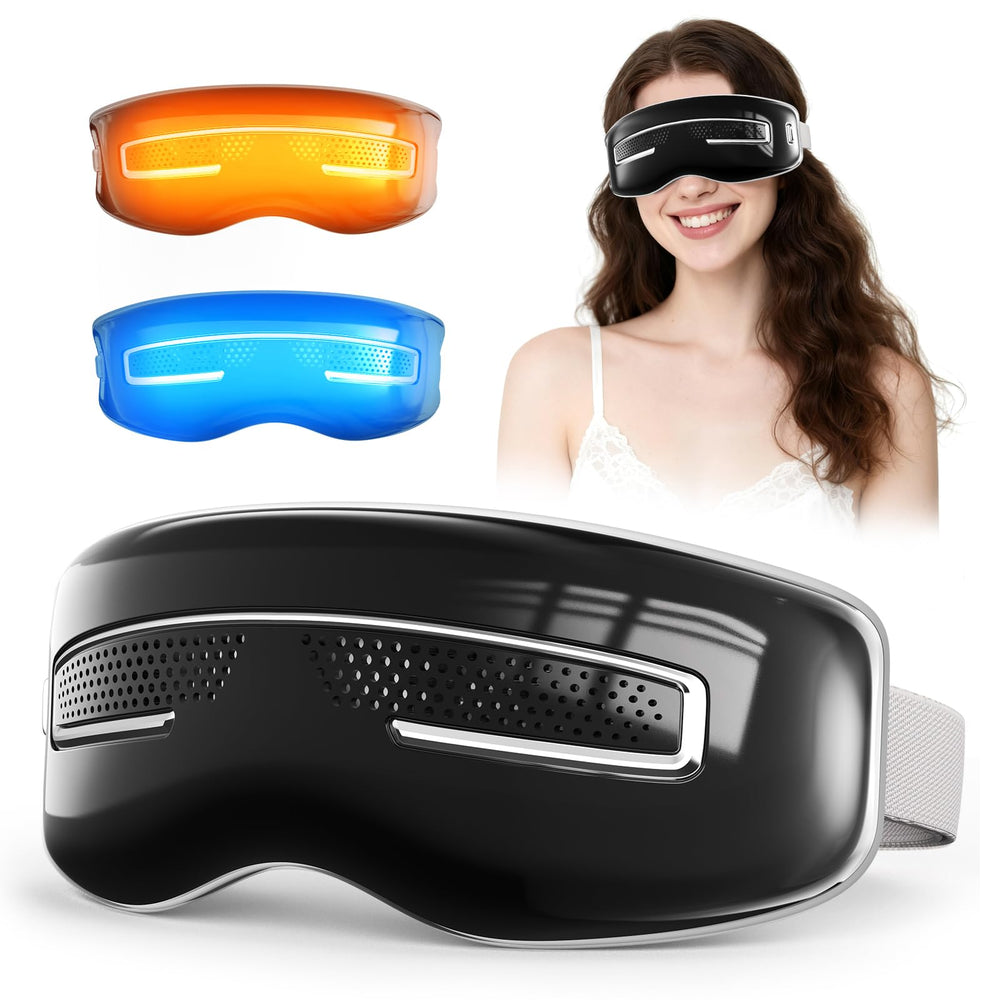 Morfone Eye Massager with heat mode soothing tired eyes after work