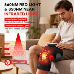 Morfone 660nm red light therapy beam targeting surface tissues.