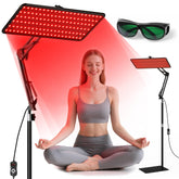Morfone red light panel for face and body with 660nm-850nm-940nm for targeted care.