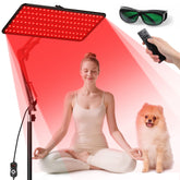 Morfone red light therapy face panel for at-home use.