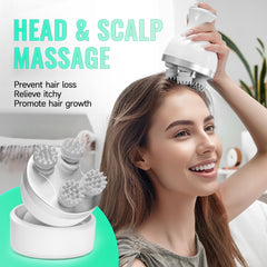 Queenwill massager with four adjustable modes for customizable scalp sessions.