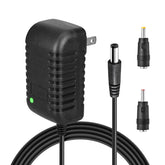 Moroxi 27V charger for Sharper Image massage gun front view demonstrates robust build