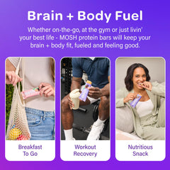 MOSH Cognizin bar – brain-health nutrition for focused moments.