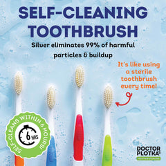 Mouthwatchers gentle bristles protect sensitive teeth and gums during brushing