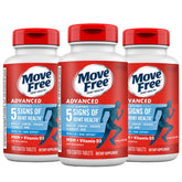 Move Free Advanced bottle front with branding and serving count for daily use.