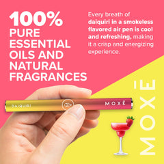 MOXE Daiquiri Inhaler compact design for travel convenience.