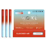 MOXE Natural Cinnamint air inhaler pack closeup, showcasing compact travel design.