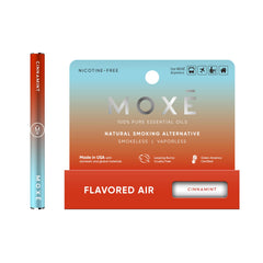 MOXE Natural Cinnamint Air Inhaler packaging for on-the-go aromatherapy.