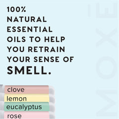 MOXE lemon inhaler from the smell training kit for bright, fresh notes