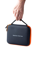 Moyite EVA foam insert keeps vials securely cradled during storage.