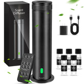 Mriykio waterless diffuser base in a sleek tower design for home ambience.