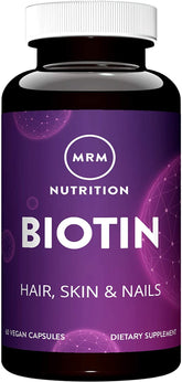 MRM Biotin hair-skin-nails capsule supports healthy hair, skin, and nails