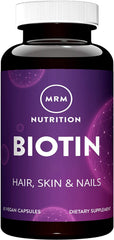 MRM Biotin hair-skin-nails capsule supports healthy hair, skin, and nails