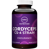 MRM Cordyceps CS-4 bottle emphasizes endurance support for active adults