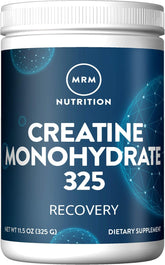 MRM Creatine Monohydrate Powder jar showing micronized formula for easy mixing