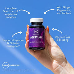 MRM Digest-All IC gluten-free symbol confirming vegetarian formula and allergen-free profile.