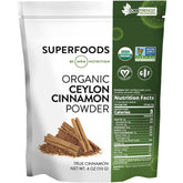 MRM Organic Ceylon Cinnamon Powder bottle close-up for everyday seasoning