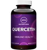 MRM Quercetin 500mg bottle front shows a daily antioxidant option.