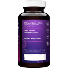 MRM Resveratrol bottle with glass pour illustrating daily wellness ritual