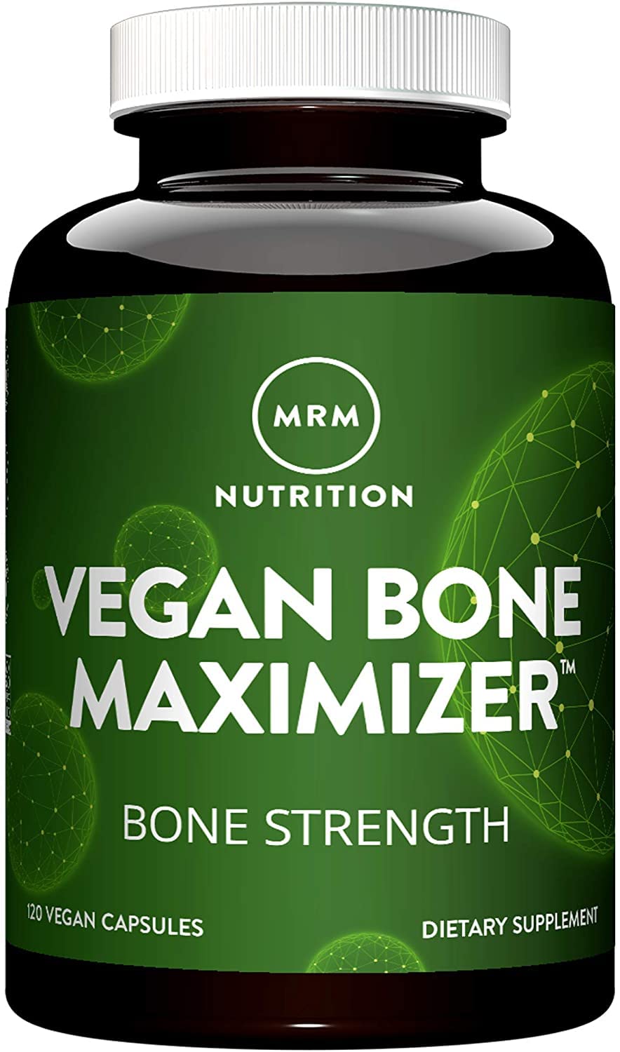 MRM Vegan Bone Maximizer bottle front view for easy daily use