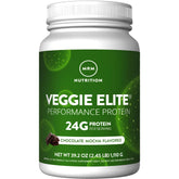 MRM Veggie Elite Performance Protein chocolate mocha front bottle ready for daily plant-based protein
