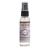Mrs. Meyer's Clean Day Lavender hand sanitizer bottle for quick on-the-go cleansing.