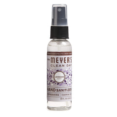 Mrs. Meyer's Clean Day Lavender hand sanitizer bottle for quick on-the-go cleansing.