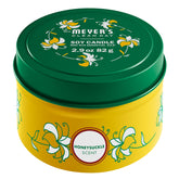 Mrs. Meyer's Honeysuckle candle in tin with long-lasting fragrance for kitchens