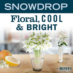Lead-free wick visible in Snowdrop tin.