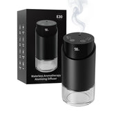 MRSCOZ waterless diffuser front view highlights sleek black design for home use.