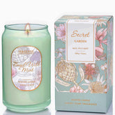 M&SENSE Basil Mint Candle in a jar enhances fragrance in a cozy space.