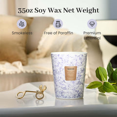 Up to 150 hours of burn time for long-lasting ambiance.