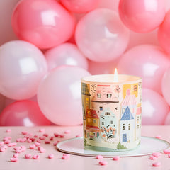 M SENSE Creamy Puff candle scent diffusion fills rooms with inviting aroma