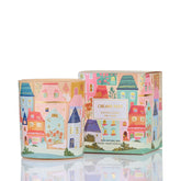 M SENSE Creamy Puff candle close up shows soy wax for a clean burn and steady fragrance