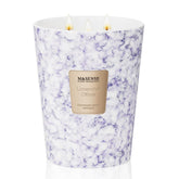 M&SENSE extra-large lavender citrus candle in a 35oz jar with 3 wicks for vibrant scent.