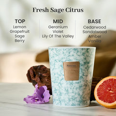 MSENSE jar candle lit glow creates a cozy atmosphere for relaxation