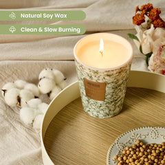 Luxurious marble-texture jar adds elegant decor to any room