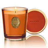 MSENSE Natural Fresh Soy Candle with orange goji label accents modern decor