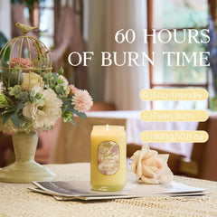 Msense Vaillna candle wick in focus for smokeless, balanced fragrance release