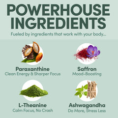 Dissolving MTE powder in water reveals mango-pineapple aroma and clear energy.